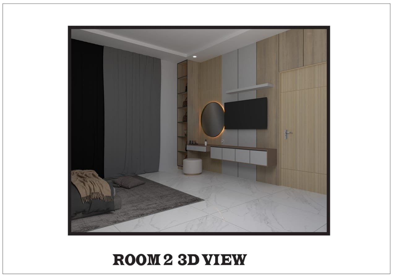 Foludeo Court proposed bedroom render, alternate angle