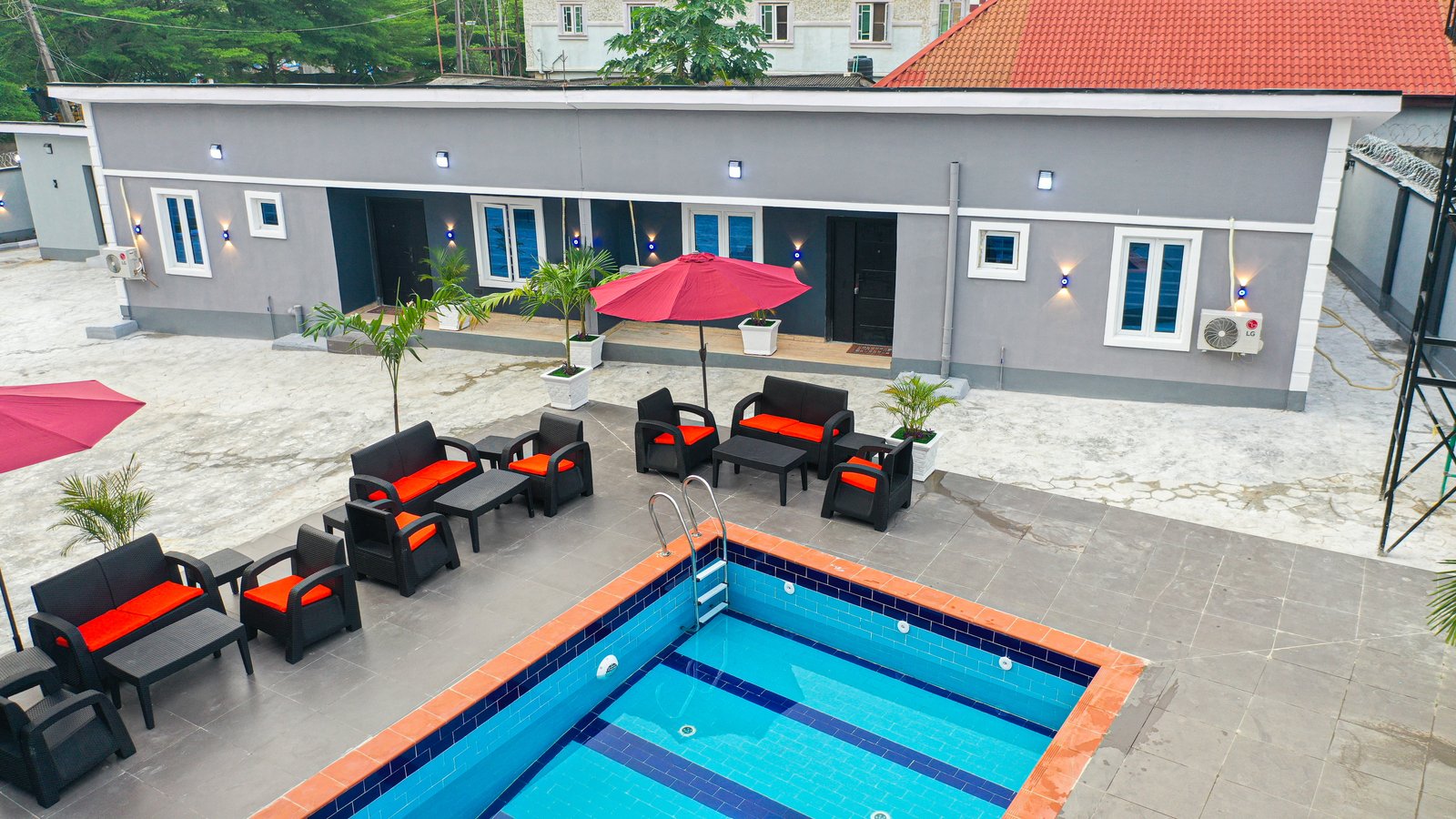 Aerial view of Foludeo Residence