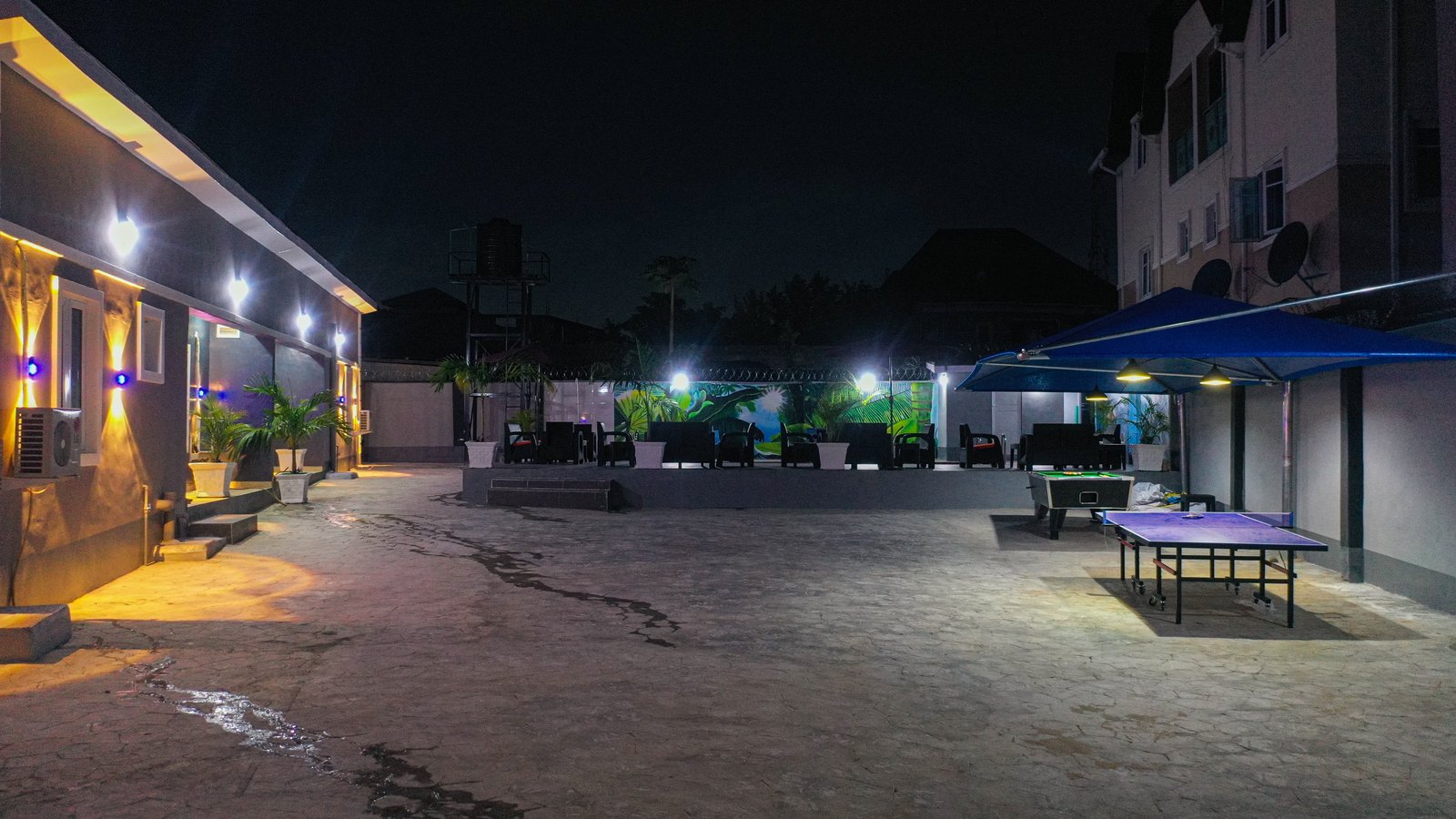 Foludeo Residence at night